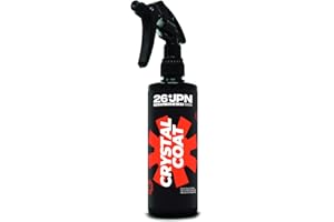 26JPN Crystal Coat - Ceramic Spray Coating, High Gloss, Dirt Repelling, Hydrophobic Paint Sealant, Repels Water and Dirt (500ml)