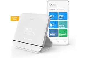 tado° Contrôle Connecté et Intelligent de la Climatisation avec Support– Contrôle de la clim et de la pompe à chaleur via Wi-Fi – Économie d'énergie – Compatible avec Google Assistant, Alexa, Siri
