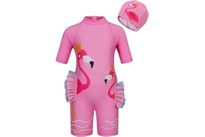 AmzBarley Girls Swimming Costume 1-Piece UV Protection Swimsuit Kids Swimwear Rash Guard Beach Holiday Swim Wear Wetsuit