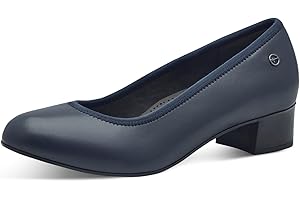 Tamaris Comfort Escarpins en Cuir pour Femmes Petit Talon