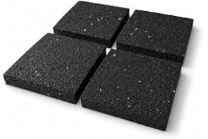 CLARE Tapis Anti Vibration Machine à Laver et Pieds Antivibrants | Stabilisateur Machine à Laver | Réduit Bruit et Vibrations | Patins Antidérapants Haute Qualité | Lot de 4 Pièces