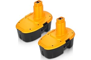 POWAYUP 2X 18V 3600mAh Recambio para Dewalt batería 18V NI-MH DC9071 DE9074 DE9071 DE9501 DE9075 DE9037 DE9072 DW9071 DW9072 DW912 A9252 A9266 A9275 PS130 EZWA49