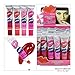 24 x LIQUID LIPSTICK SET 4 DIFFERENT FLAVOURS DISPLAY BOX Wholesale UK