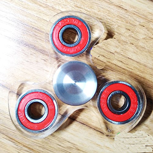 1PC Fidget Spinner Toy EDC Exquisite Hand Spinner DIY Puzzels for ADHD Anxiety Boredom HS27 (Red)