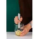 &Ccedil;elik Kokteyl Muddler Barware Mojito Kokteyl Tokmağı cin511slv