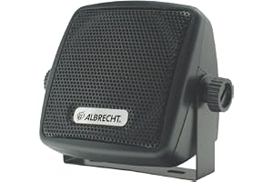 Albrecht CB-150 radiohögtalare, 71150, 2 m kabel med 3,5 mm kontakt, svart