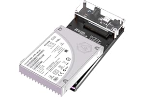 AOJUE AODUKE 2.5" Inch U.2 PCIE NVME ssd to USB3.0 Hard Drive Enclosure Adapter SFF-8639 Expansion Card, Compatible USB3.2 10Gbps to U.2 NVMe SSD Reader Converter Docking Station-AJU2-1
