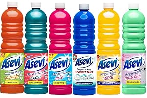 GENERIC Asevi Floor Cleaner Bundle (6 x 1L) Concentrated Spanish Cleaning Products