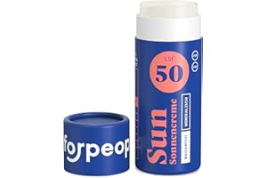 ‎4 PEOPLE WHO CARE forpeople BIO Sonnencreme Stick LSF 50 · Wasserfeste Surf Sunscreen mit Zink · Mineralischer UV Filter · Für Kinder & Erwachsene · 100% natürlich