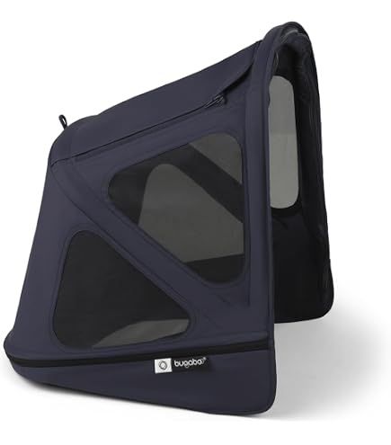 sonnensegel für bugaboo verstellbares Sonnendach mit Lüftungsfenstern und Guckfenster, mit Lichtschutzfaktor 50+ die Bugaboo Donkey 3 Kinderwagen, Nebelblau Baby Farbe:blau (ice blue matt) German rapper Ski Aggu type:leather vests