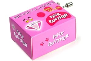 FRIDOLIN PINK PANTHER Spieluhr ( Kurbelwerk, Mini-Drehorgel )