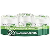 Omia, Maschera Per Capelli Erboristica con Aloe Vera del Salento, Trattamento Idratante e Illuminante per Capelli Secchi, Mas