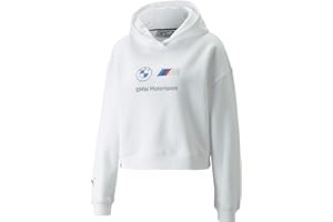 PUMA BMW M Motorsport Essentials-Felpa con Cappuccio Donna
