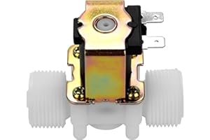 Elettrovalvola a solenoide - BiuZi DC 12V DN20 G3 / 4 "Valvola di ingresso acqua elettrovalvola normalmente chiusa in plastica