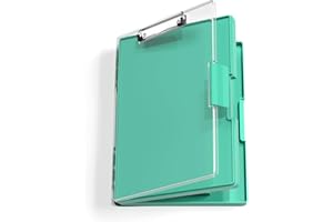 HNOGRI Hongri Appunti con custodia, Cartella per la cura degli appunti con apertura laterale, Appunti per uso intensivo con doppio contenitore, scrittura scorrevole per lavoro, forniture per ufficio