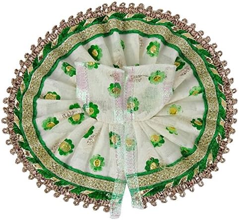 Lord Laddu Gopal Handmade Dress Art Silk Krishna Poshak Deity Statue Clothes