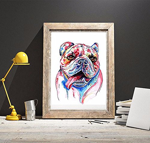 british bulldog painting