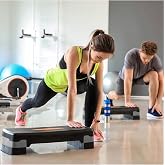 SLİPT CKSpor 2 Kademeli Ayarlanabilir Fitness Step Tahtası, Siyah