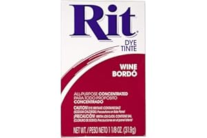 All Purpose Concentrated Rit Dye Powder Single Pack for Clothing, Décor, and Crafts – Wine