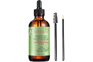 BIEYOC Olejek rozmarynowy, czysty i naturalny, na porost włosów, do pielęgnacji uszkodzonych włosów, 60 ml