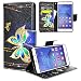 Produktbild Yokata Huawei Honor 6X Hülle Leder Premium Handyhülle Handy Ledertasche Schutzhülle Flip Case Wallet Tasche Handytasche Weiche Silikon Backcover Innere mit Kartenfach Standfunction und Magnetverschluss Brieftasche Baum und Eule Motiv Muster Etui Schale Schutz für Honor 6X Cover - Großer Schmetterling