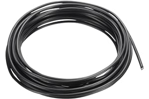 PATIKIL 2,5 mm Bonsaï Entraînement Fil, 1 Rouleau Floral Fil Tiges Anodisé Aluminium Arbre Fil 16,4 Pieds Total pour Jardinage Branche Fixation, Noir