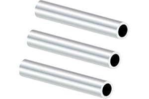 iMeistek Tubi in alluminio 6063, diametro esterno 16 mm, diametro interno 12 mm, lunghezza 150 mm, tubi dritti senza cuciture, in alluminio, per modelli fai da te, industriali (3 pezzi)
