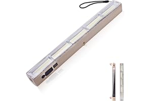 Eleganted Lanterna da Campeggio, 3 modalità con Base Magnetica, 192 LED Barra Luminosa da Lavoro, 6000mAh Luci Portatili Ricaricabili USB per Home, Campeggio