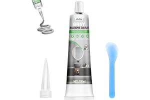 Silikon grå, silikonlim, vattentätt och lufttätt, mycket elastiskt, 100 ml
