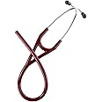 PAL New Stethoscope Cardiology Tubing – Burgundy Color – Comfortable & Durable Latex-Free Tubing with Stainless Steel Ear Tubes & Soft-Sealing Eartips – Double Y Yoke Design for Enhanced Acoustic Performance