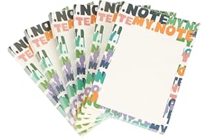 ‎EOOUOOIP EooUooIP Haftnotiz-Notizbuch,6 Stück Haftnotizbuch zum Notieren, Skizzieren,Zeichenpapier für Anfänger,Malkunstpapier,Geeignet für Erwachsene und Anfänger.