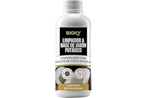ECO TIERRA DE DIATOMEAS Limpiador de Jabón Potásico 1L | 100% Natural y Extra Concentrado 30% M.A. | Fabricado con Aceite de Coco - Producto Múltiples Usos | Todo tipo de Superficies (1L)