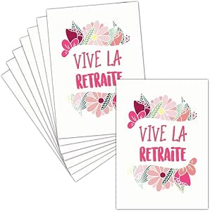 Carte Depart En Retraite 8 Cartes Non Pliees 3 Formats Dispos Carte Vive La Retraite Fleurie Amazon Fr Fournitures De Bureau Carte Depart En Retraite 8 Cartes Non Pliees 3 Formats Dispos Carte Vive La Retraite Fleurie Amazon Fr Fournitures De Bureau