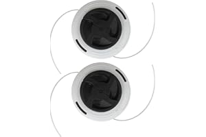 JOJOCY Lot de 2 têtes de débroussailleuse double ligne C26-2 pour Stihl FS55 FS56 FS70 FS80 FS85 FS89 FS90 FS94 FS100 FS120 FS130 FS240 FS250 FS260R FR130 FR410 FR460 FS-KS. M FSA900 Débroussailleuse