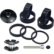 9 Stück Fahrrad Vorbau Spacer,Spacer 1 1/8 Zoll,Spacer Fahrrad