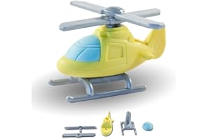 Gomme japonaise Iwako en forme d'hélicoptère jaune