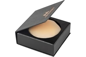 AMOSTBY Nipple Covers for Women, Reusable Silicone No-Show Nippl Cover Inserts with Travel Box,8CM Invisible Stickers with Ultrathin Edge