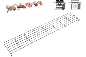 DcYourHome 66045 Warming Rack for Weber GS4 Genesis II 400 Series, Genesis II E-410 S-410 SE-410 S-435 E-435 Parts, 32 3/4 Inch Stainless Steel Warming Rack for GS4 Genesis 2 Weber 400 Grill Parts