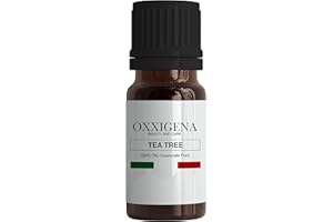 Oxxigena - Olio Essenziale di Tea Tree (Albero del te) - 50 ml - Made in Italy - Puro al 100%, Naturale, Vegano, Senza OGM - Ideale per Aromaterapia, Miscele da Massaggio