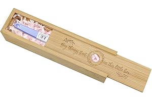 Boîte souvenir de test de grossesse pour annonce de bébé Boîte de révélation de test de grossesse Cadeaux surprises pour maris, parents (Keepsake Box)