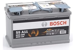 Bosch S5A11 - Batterie Auto - 80A/h - 800A - Technologie AGM - adaptée aux Véhicules avec Start/Stop