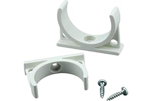 FILTROTECH 2x Halterung für externer Wasserfilter für Kühlschrank SBS. Wandhalterung für Filter Halterungsclips für Kühlschrankfilter