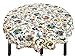 Miyanbazaz 100% Cotton Multi Flower fringe Round Table Cover (65 Inch) RS.599.00