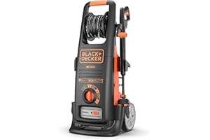 Black+Decker Hidrolimpiadora de Alta Presión BXPW2500DTS con 2 Motopompas (2500 W, 150 Bar, 810 L/H)