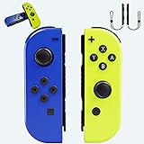 Switch Controller, 2er-Set Joystick Gamepad Wireless Controllers für Switch/OLED/Lite Controller mit Dual Motors/Schnelles Pa