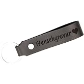 Tidero Schlüsselanhänger „Rom“ Personalisiert – Mit Gravur Deines Wunschtextes, Geschenk Für Männer & Frauen
