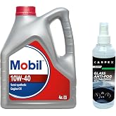 Mobil 10W40 Motor Yağı 4 L + Carpex Cam Buğu &Ouml;nleyici