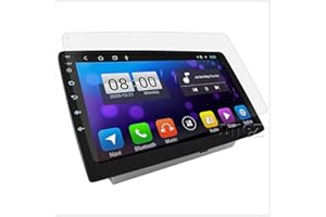tunez® Tempered Glass Screen Protector Compatible With Universal Car Android 9-inch Head Unit Radio Player Clear Protection (9-inch Head Unit)