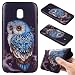 Produktbild Ooboom® Samsung Galaxy J5 2017 Hülle TPU Silikon Prägen Weich Handy Tasche Case Cover Flexibel Bumper Ultra Dünn Slim für Samsung Galaxy J5 2017 - Eule