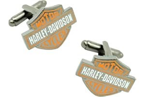 MasGemelos Boutons de manchette Moto Harley Davidson